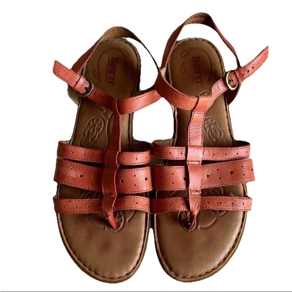 Born Women’s Sandals Size 10M | Strappy Leather, Open Toe, Chic + Comfy - Picture 7 of 13
